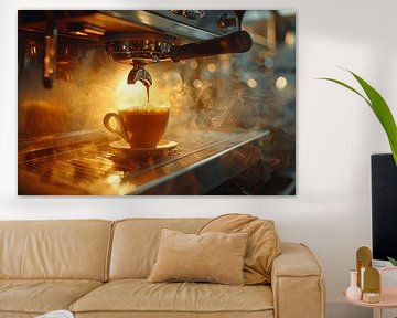 boire une tasse de café ou de cappuccino sur Egon Zitter