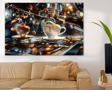 drink a cup of coffee or cappuccino by Egon Zitter