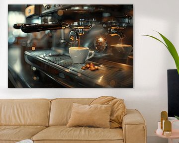 drink a cup of coffee or cappuccino by Egon Zitter
