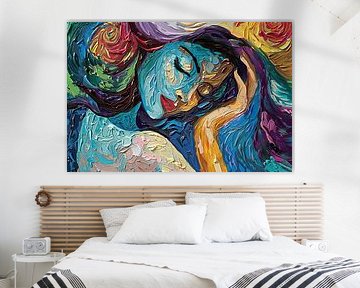 schilderachtig beeld vrouw