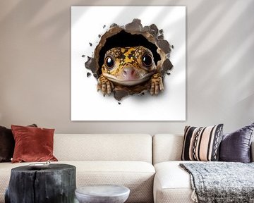 Salamander uit de muur van TheXclusive Art