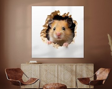 Hamster uit de muur van TheXclusive Art