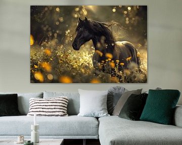 Paard en natuur in kleurige harmonie van Karina Brouwer