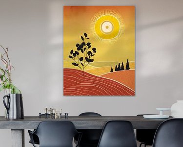 Example of the artwork in a room
