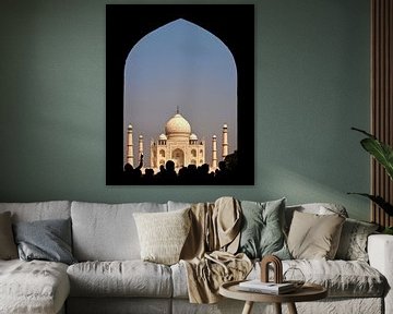 India - Taj Mahal - the first view by Carina Buchspies