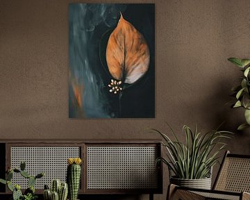 Botanisch in warme kleuren