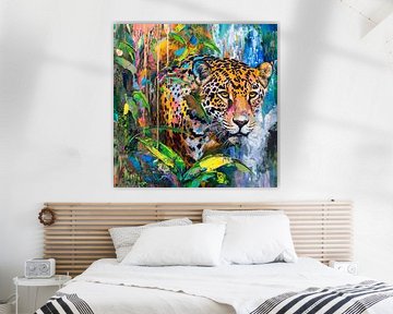 Jaguar in de jungle van ARTemberaubend