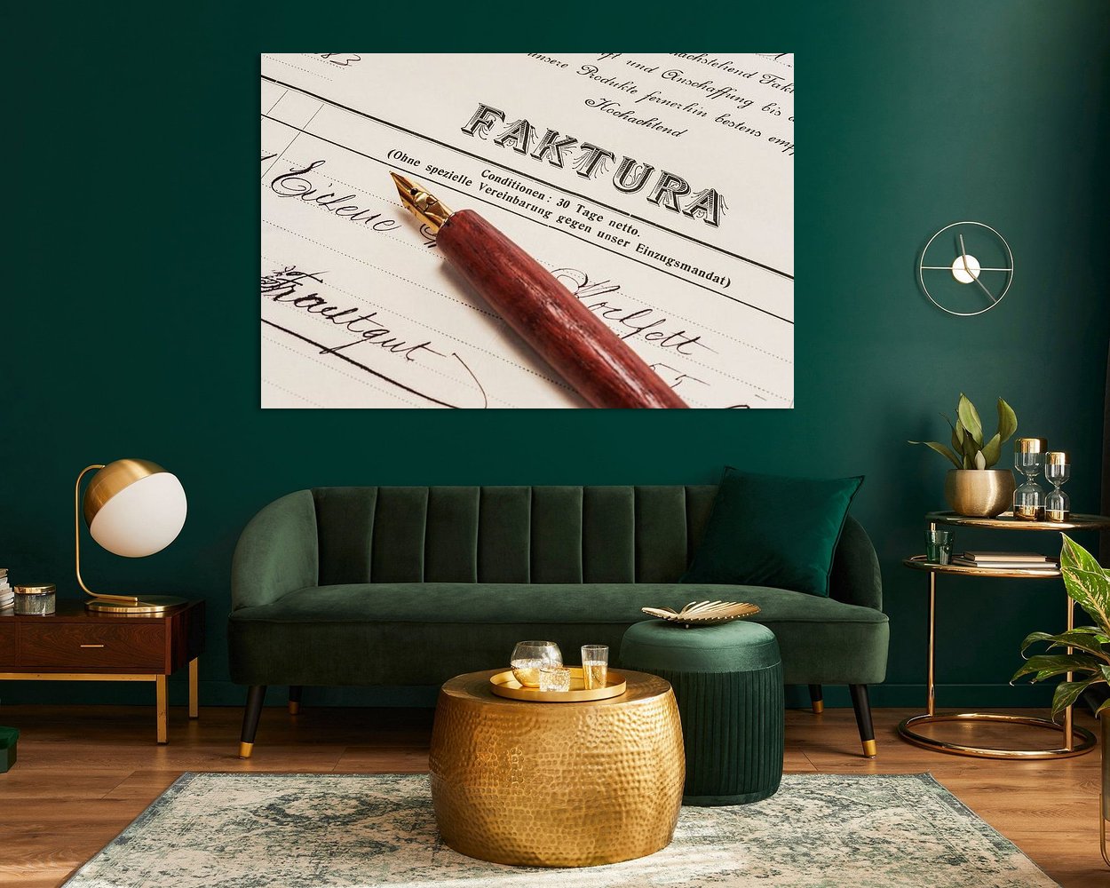 Example of the artwork in a room