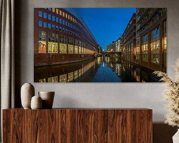 Blue hour in Hamburg by Stephan Schulz