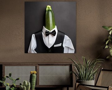 Courgettes in staartjes van Reiner Borner