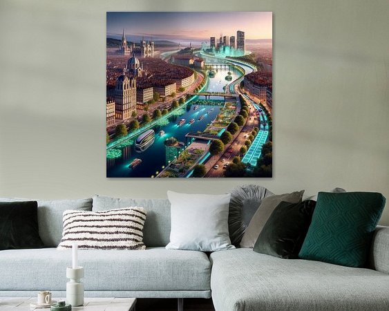 Example of the artwork in a room