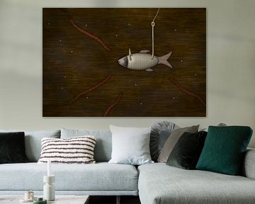 Fish on a Hook by Jörg Hausmann