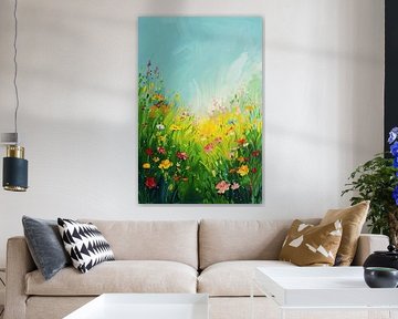 Blumenwiese von Poster Art Shop