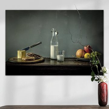 Still life following the example of an old master. Wout Kok One2expose by Wout Kok