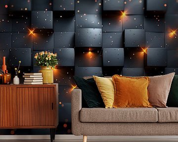 Luxury picture gold black by de-nue-pic
