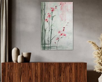 Cherry blossom Japanese by Poster Art Shop