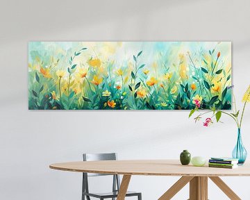 Blumenfeld Blumen von Poster Art Shop