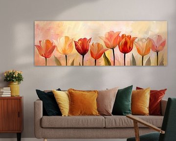 Tulpenveld van Poster Art Shop