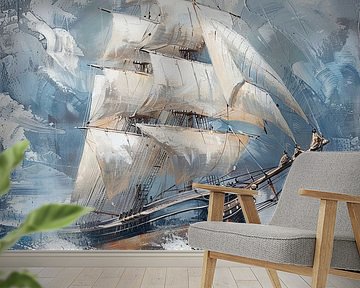 Segelschiff von Poster Art Shop