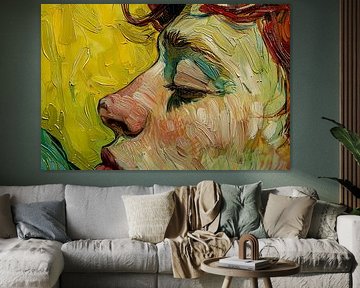 schilderachtig beeld van vrouw