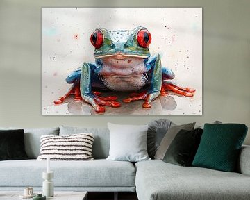 Grüner Frosch von PixelPrestige