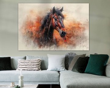 Horse sketch by PixelPrestige
