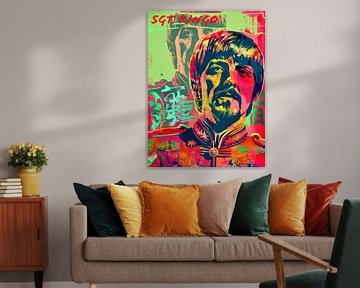 Sgt. Ringo | Ringo Starr | Pop Art Portret van Frank Daske | Foto & Design