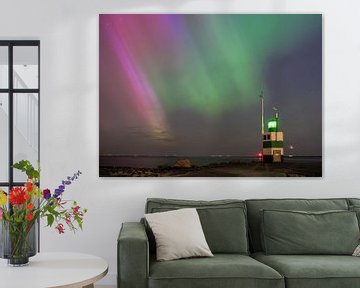 Noorderlicht bij de pier van IJmuiden 2 van Jeroen de Jongh Fotografie