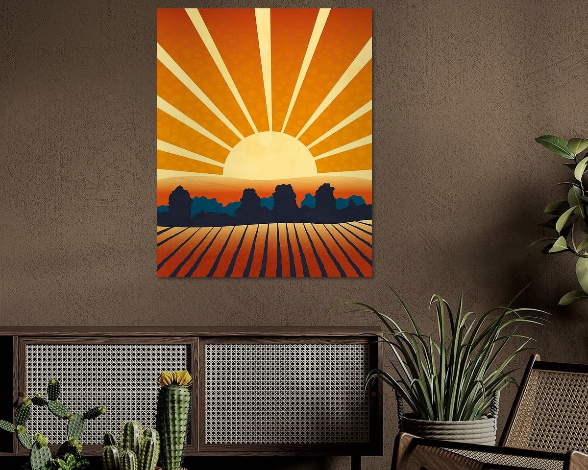Example of the artwork in a room
