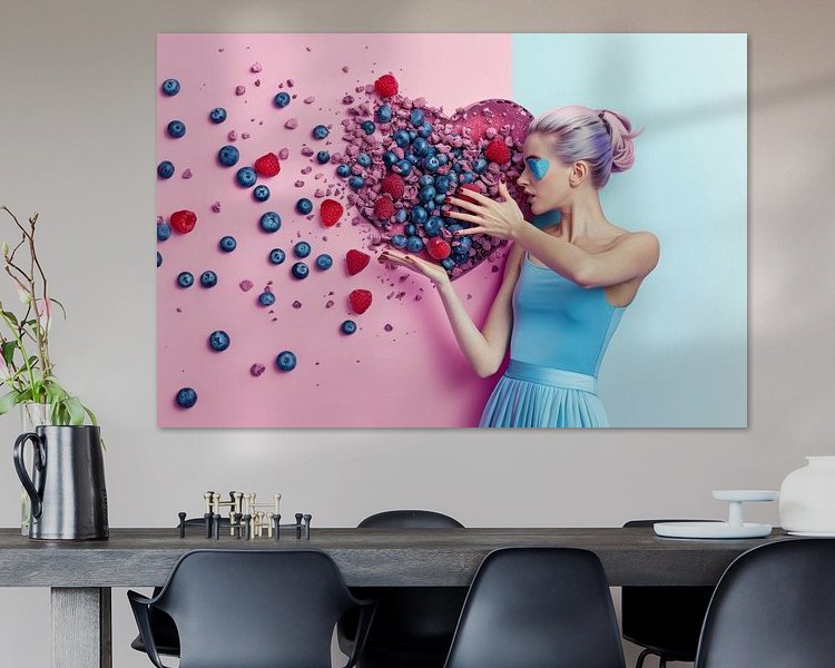 Example of the artwork in a room