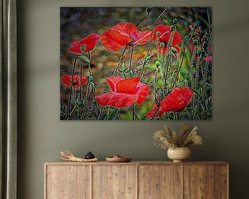 Poppy Tangle by Dorothy Berry-Lound