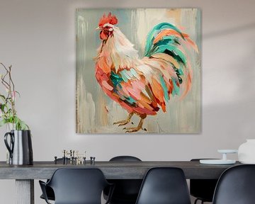 Kip - Kippen - Haan van Poster Art Shop
