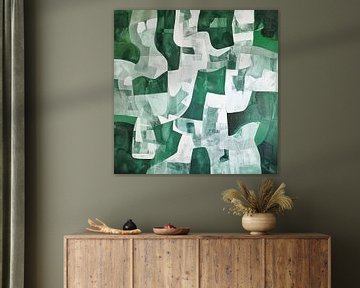 Dynamic Green Labyrinth by Color Square