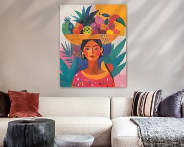 Tropische vrouw 2 van Georgia Chagas