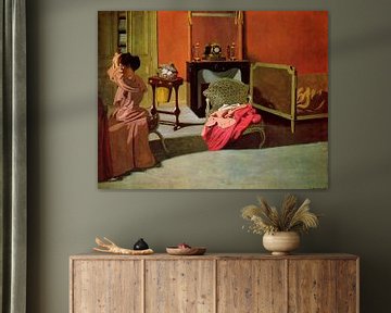 Félix Vallotton - Vrouw doet haar haar van Peter Balan