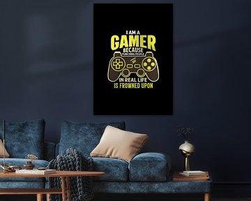 Ik ben een gamer van Doms Art