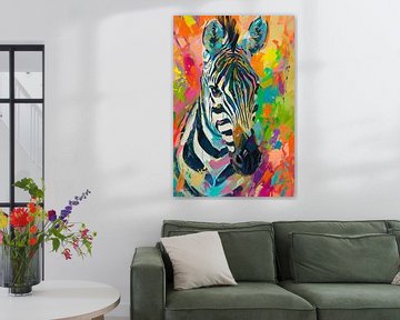 Zebra van Poster Art Shop