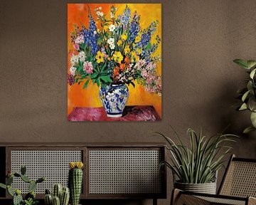 Bloemen Schilderij van De Mooiste Kunst