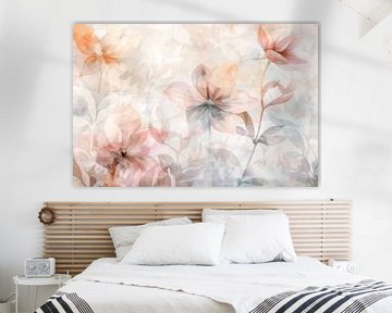 Bloemen in pastel van Thea