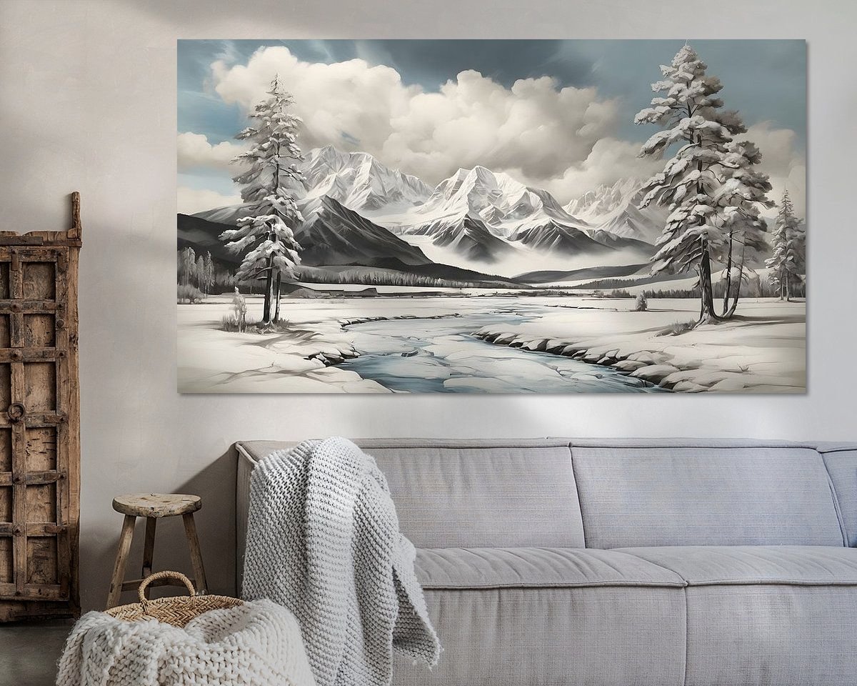 Example of the artwork in a room