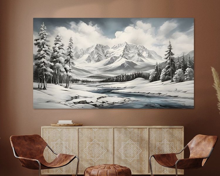 Example of the artwork in a room