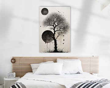 Arbre avec des cercles