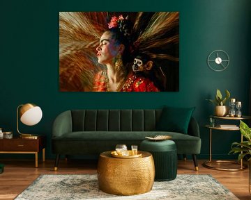 Kahlo's dreams 1 van Sander Hupkes
