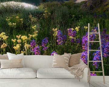 Crested Butte Wilde bloemen landschap foto