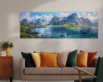 Bergmeer van Poster Art Shop