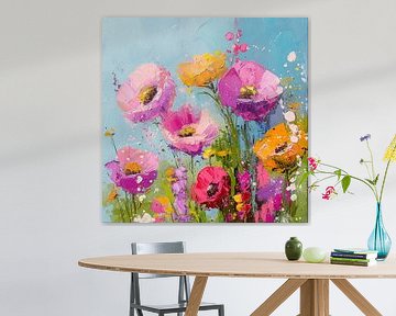 Lentebloemen van Poster Art Shop