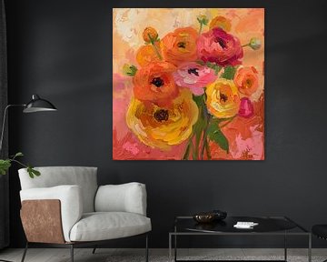 Bloemen Bloemen Lente van Poster Art Shop