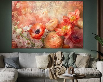 Bloemen Bloemen Lente van Poster Art Shop