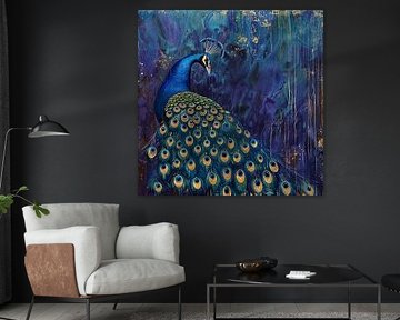 Peacock | Peacock Painting by Poster Art Shop