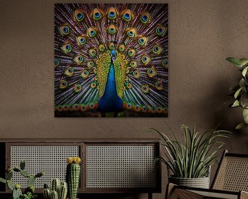 Peacock by Poster Art Shop